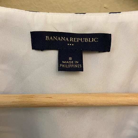 Banana Republic Factory Triangle Print Dress sz 8 - Picture 3 of 4